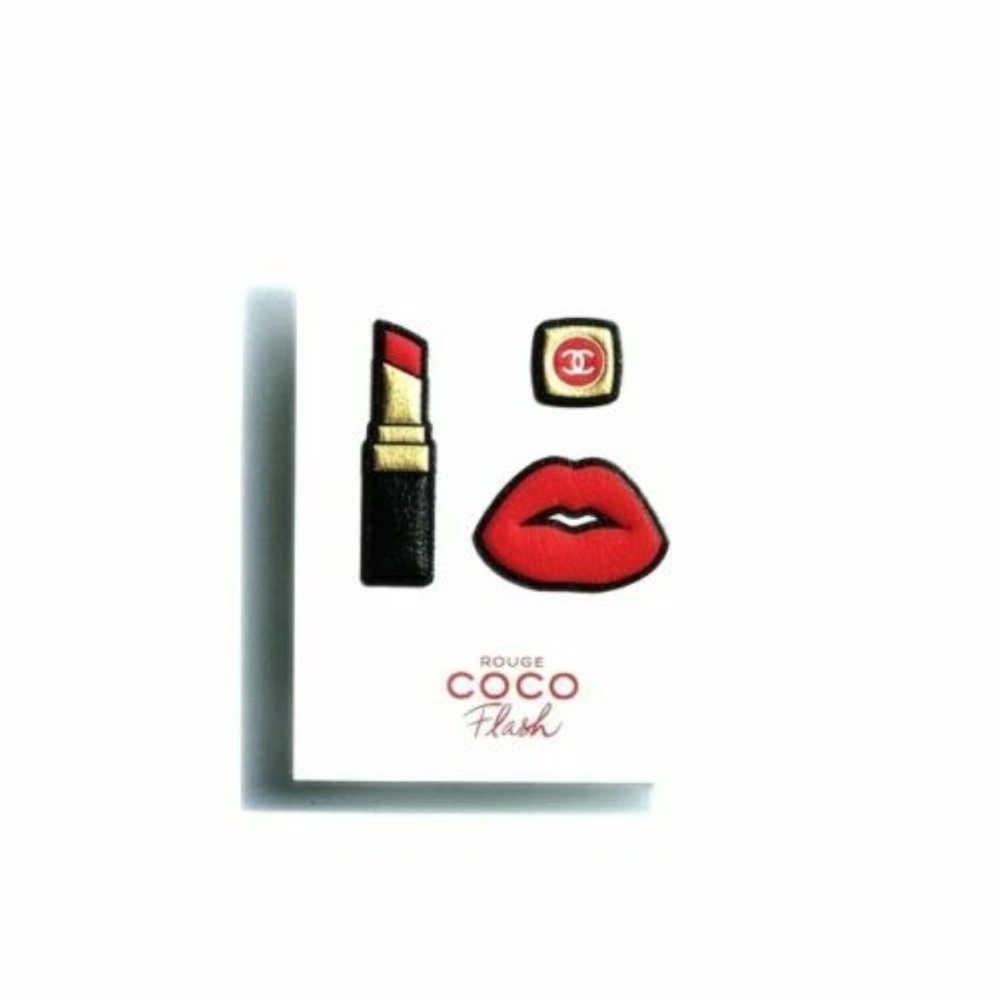 Coco Chanel New RARE  Synthetic Leather Sticker Three Models